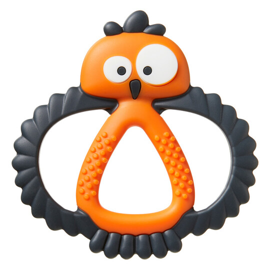 Tommee Tippee Kalani Maxi Teether, Sensory Teething Toy Orange (3 months+) image number 3